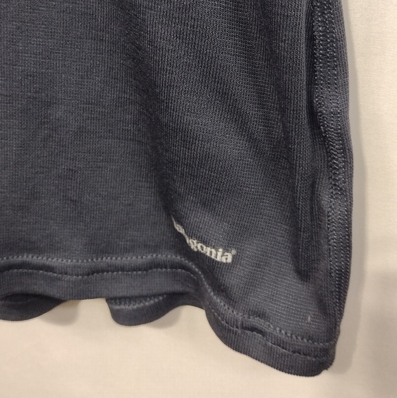 Patagonia Lightweight Athletic 1/4 Zip Top Women's MP Black Outdoor Sporty - Picture 4 of 8